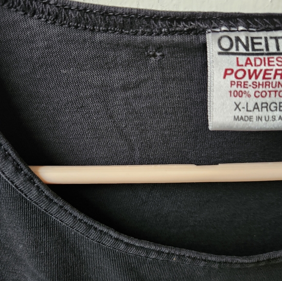 Oneita Teddy Bear Design Black T shirt XL - Picture 4 of 7